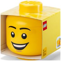LEGO<sup>&reg;</sup> Storage Products: 40320820 Large Head Yellow - Happy Boy NEW